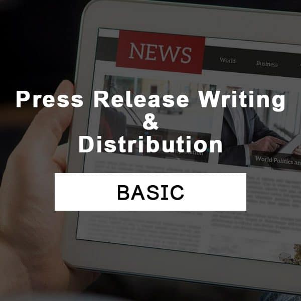Press Release Writing And Distribution-Basic