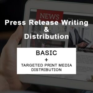 Press Release Writing And Distribution-Basic plus